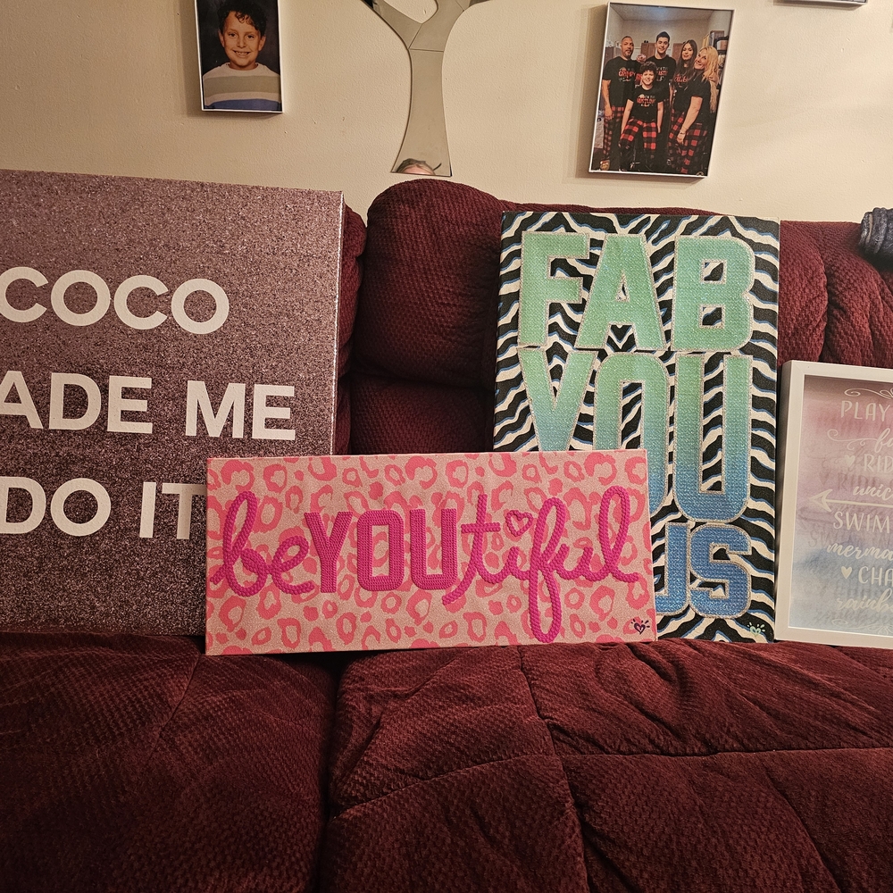 Colorful Inspirational Wall Art Set